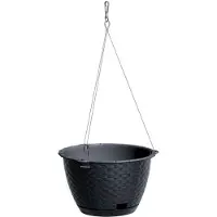 Prosperplast 4.85l Ratolla Round W Collection 24.3x24.3x16 Cm Flowerpot Zilver