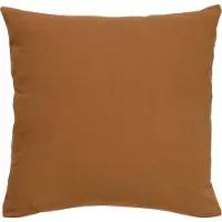 Dutch decor - JAMES - Kussenhoes 45x45 cm - duurzaam katoen - effen kleur - Tobacco Brown - bruin