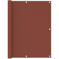 vidaXL Balkonscherm 120x400 cm oxford stof terracotta