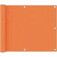 vidaXL Balkonscherm 75x500 cm oxford stof oranje