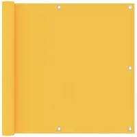 vidaXL Balkonscherm 90x600 cm oxford stof geel