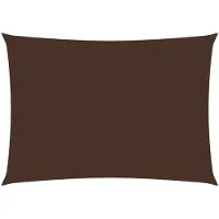 vidaXL Zonnescherm rechthoekig 3x4,5 m oxford stof bruin