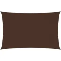 vidaXL Zonnescherm rechthoekig 2x5 m oxford stof bruin