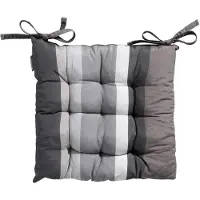 Madison Toscane Zitkussen - Stripe Grey - 46x46 - Grijs