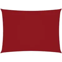 vidaXL Zonnescherm rechthoekig 3,5x5 m oxford stof rood