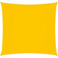 vidaXL Zonnescherm vierkant 3,6x3,6 m oxford stof geel