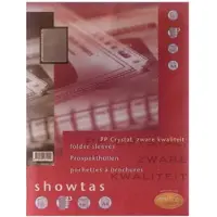 Multo geperforeerde showtas ft A4, 23-gaatsperforatie, glashelder, pak van 10 stuks