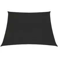 vidaXL Zonnezeil 160 g/m² 4/5x3 m HDPE zwart