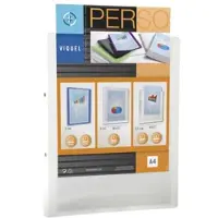 Viquel personaliseerbare ringmap wit - 4 stuks