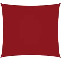 vidaXL Zonnescherm vierkant 4,5x4,5 m oxford stof rood
