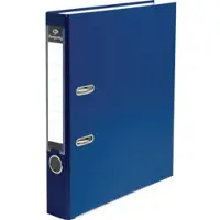 Pergamy Ordner A4 50 mm PP en papier donkerblauw - 4 stuks