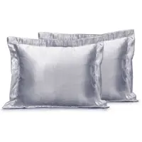 Eleganzzz Beauty Skin Care Kapselsloop - silver 60x70cm - Set van 2