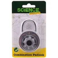 Johntoy Science explorer hangslot met cijfercombinatie