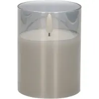 Huismerk Premium LED Kaars In Glas - 7,5 x 10 Cm