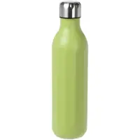 Excellent houseware RVS thermosfles / isoleerfles voor onderweg 500 ml appeltjesgroen - Thermosflessen
