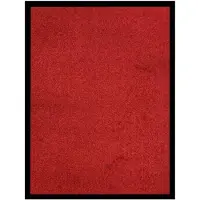 vidaXL Deurmat 40x60 cm rood