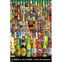 Your Decoration Grupo Erik Beer to Beer or Not to Beer Poster 61x91,5cm
