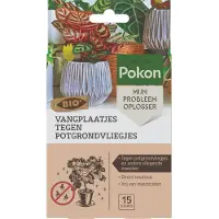 Pokon bio vangplaatjes tegen potgrondvliegjes | 15 stuks (Lijm)