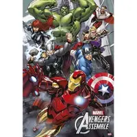 Your Decoration Grupo Erik Marvel Avengers Assemble Poster 61x91,5cm