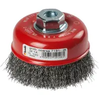 Kwb AGGRESSO-FLEX  potborstels, gegolfde HSS-staaldraad voor gebruik met haakse slijpers 719126 1 stuk(s)