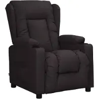 vidaXL Fauteuil verstelbaar kunstleer zwart