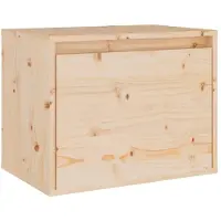 vidaXL Wandkast 45x30x35 cm massief grenenhout