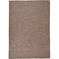 vidaXL Buitenkleed platgeweven 160x230 cm bruin