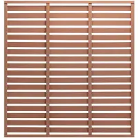 vidaXL Schuttingpaneel 180x180 cm HKC bruin