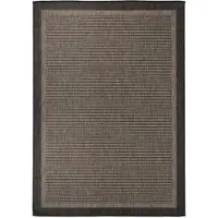 vidaXL Buitenkleed platgeweven 140x200 cm donkerbruin