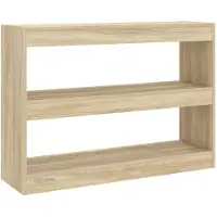vidaXL Boekenkast / kamerscherm 100x30x72 cm sonoma eikenkleurig