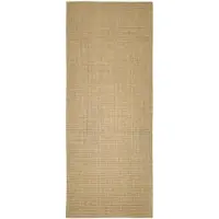 vidaXL Vloerkleed 100x250 cm natuurlijk sisal