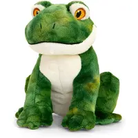 Keel Toys Pluche knuffel dier kikker 18 cm - Knuffeldier