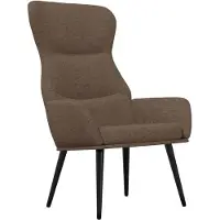 vidaXL Relaxstoel stof taupe