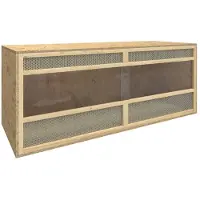 vidaXL Terrarium 120x50x50 cm bewerkt hout
