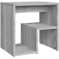 vidaXL Nachtkastje 40x30x40 cm bewerkt hout sonoma eikenkleurig