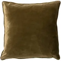 Dutch decor - FINN - Kussenhoes velvet 45x45 cm - Military Olive - groen