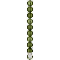 House of Seasons House of Season Kerstballen - 10x st - kunststof - donkergroen - 6 cm - Kerstbal
