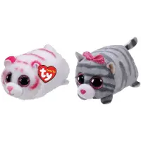 TY - Knuffel - Teeny Ty's - Tabor Tiger & Cassie Mouse