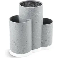 Loyalty SP ZOO Gray Line - Universele Messenhouder met Keukengerei Houder - Ø 23x12x22.4 cm