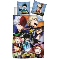 My Hero Academia beddengoedset – 140x200 cm dekbedovertrek en 63x63 cm kussensloop