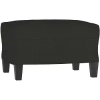vidaXL Voetenbank 60x50x41 cm stof zwart
