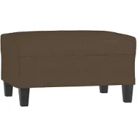 vidaXL Voetenbank 70x55x41 cm stof bruin