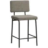 NABER Scandinavische barkruk Espen groen gerecyclede stof 64-77 cm