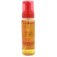 Creme of Nature , Gecertificeerd Natuurlijk Arganolie uit Marokko, Style & Shine Foamende Mousse, 7 fl oz (207 ml)