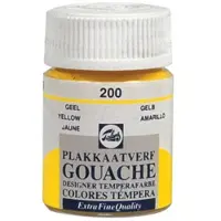 Talens plakkaatvef Extra Fijn flacon van 16 ml, geel