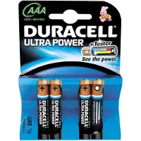 Duracell mini penlight batterijen Ultra Power LR03/AAA (4 stuks) |