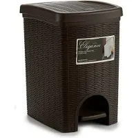 Stefanplast pedaalemmer 20 liter 30,5x27x39 cm donkerbruin