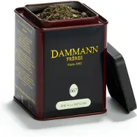 Dammann Frères - The vert Menthe Blikje N° 667 - 100gram Losse Chinese groene thee met munt - Volstaat voor 50 koppen thee