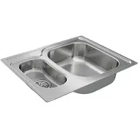 Teka Universe 60 T-xp 1½c Dubbele Spoelbak
