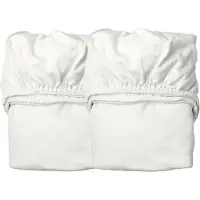 Leander Hoeslaken - 60x115 - 2-pack - Snow - - OneSize - Hoeslaken